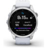 Часы GARMIN FENIX 7S SILVER WITH WHITESTONE BAND 010-02539-03