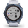 Часы GARMIN FENIX 7X SAPPHIRE SOLAR MINERAL BLUE DLC TITANIUM WITH WHITESTONE BAND 11152